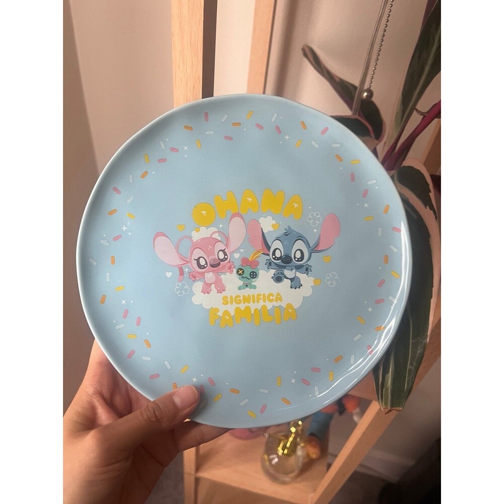 Disney Official Stitch and Angel Plate